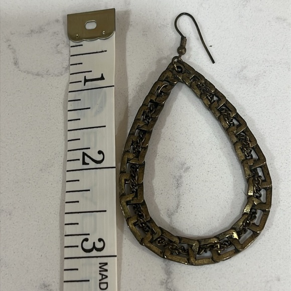 Pewter Dangle Earrings for Women - Picture 9 of 9